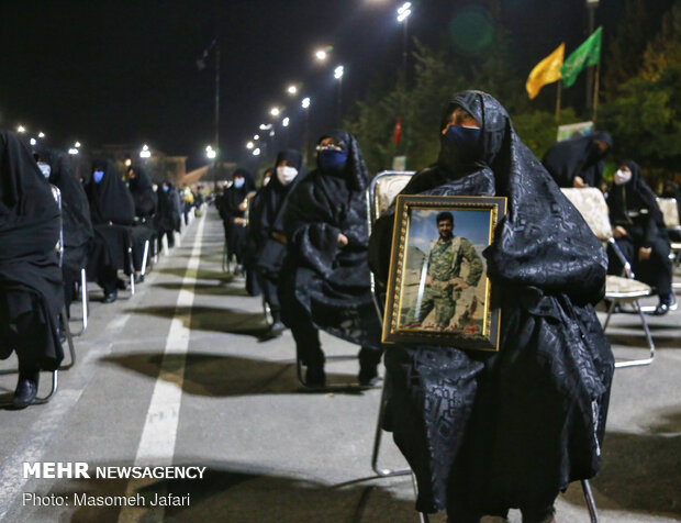 Farewell ceremony for resistance martyrs in Mazandaran