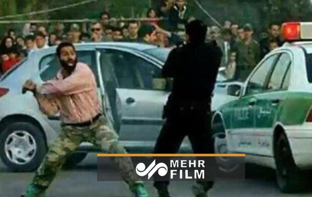 درگیری مامور نیروی انتظامی با یک اوباش