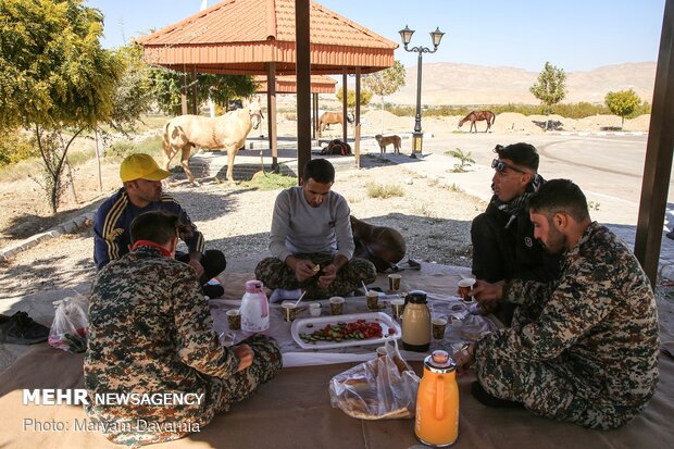 کاروان سوارکاری بسیج ورزشکاران خراسان شمالی