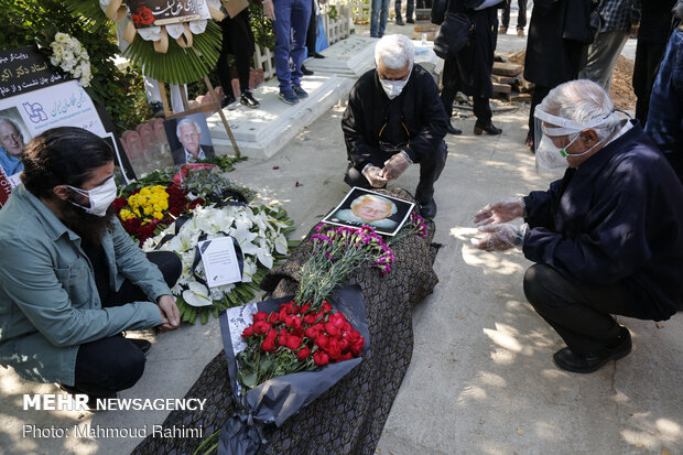 Funeral procession of Akbar Alami held