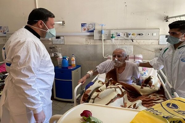 بازدید رشیدی از بخش کرونایی بیمارستان فارابی کرمانشاه