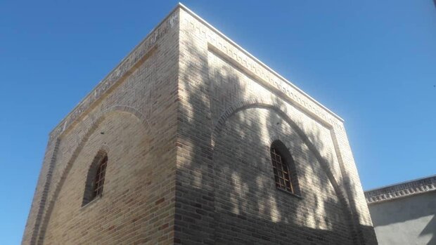  اتمام مرمت و ساماندهی مقبره تاریخی شیخ حسین علویق ورزقان