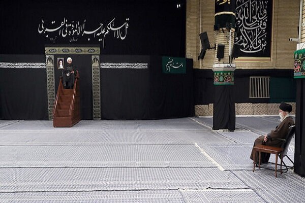 Leader attends mourning ceremony of Prophet Muhammad (PBUH)