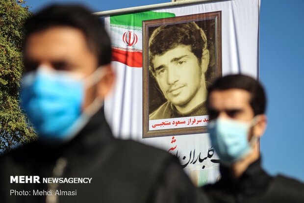 مراسم تشییع و تدفین شهید« مسعود منتجبی » در زنجان
