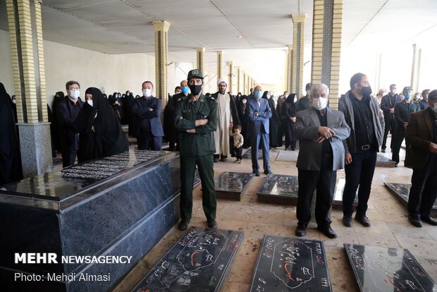 مراسم تشییع و تدفین شهید« مسعود منتجبی » در زنجان