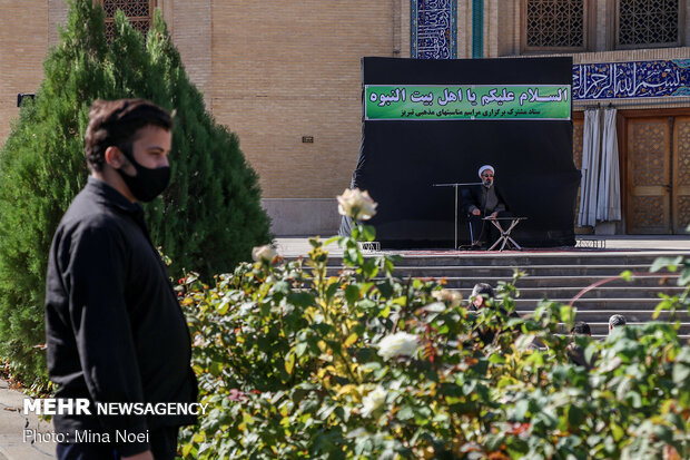 Mourning ceremonies of Prophet Muhammad (S) marked in Tabriz
