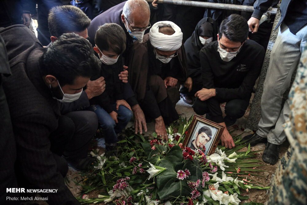 زنجان میں شہید مسعود منتجبی کی تشییع جنازہ