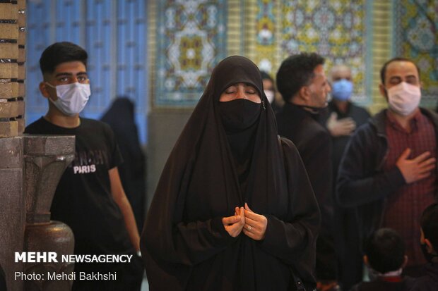 Mourning ceremonies at Hazrat Masoumeh Shrine 