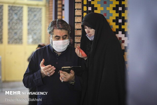 Mourning ceremonies at Hazrat Masoumeh Shrine 