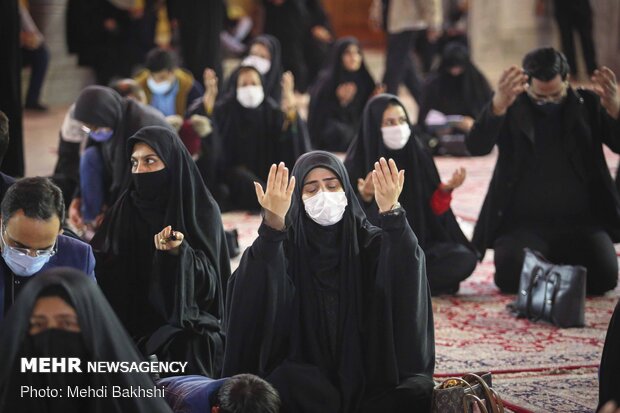 Mourning ceremonies at Hazrat Masoumeh Shrine 