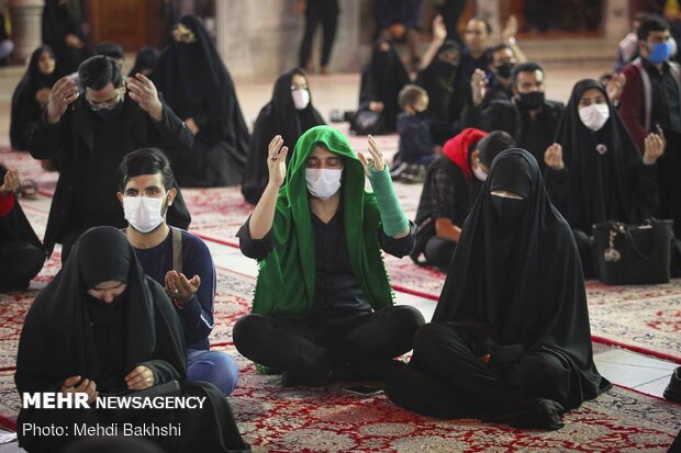 Mourning ceremonies at Hazrat Masoumeh Shrine 