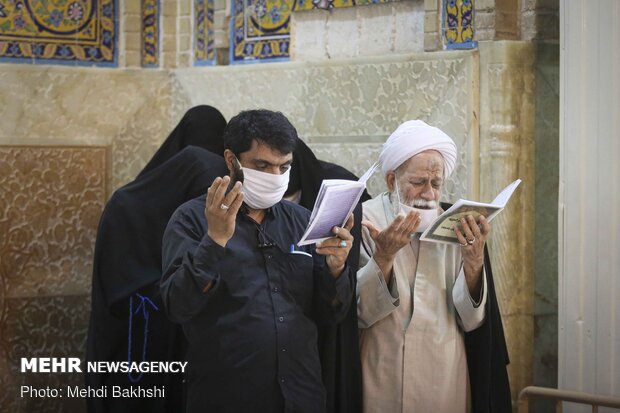 Mourning ceremonies at Hazrat Masoumeh Shrine 