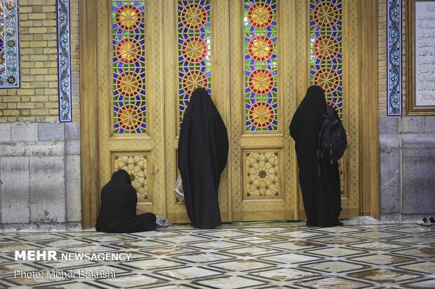 Mourning ceremonies at Hazrat Masoumeh Shrine 