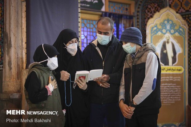 Mourning ceremonies at Hazrat Masoumeh Shrine 