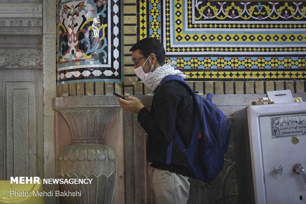 Mourning ceremonies at Hazrat Masoumeh Shrine 