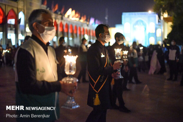 Martyrdom anniversary of Imam Reza (BPUH) observed in Shiraz
