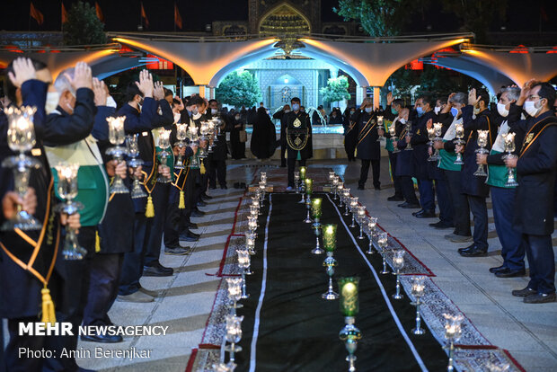 Martyrdom anniversary of Imam Reza (BPUH) observed in Shiraz
