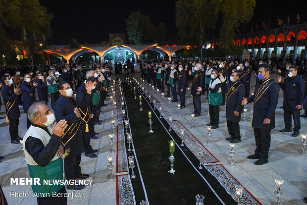 Martyrdom anniversary of Imam Reza (BPUH) observed in Shiraz
