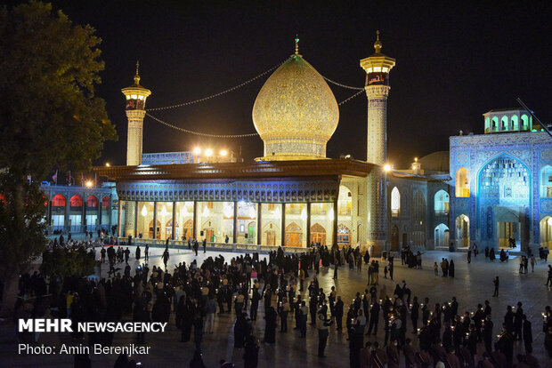 Martyrdom anniversary of Imam Reza (BPUH) observed in Shiraz
