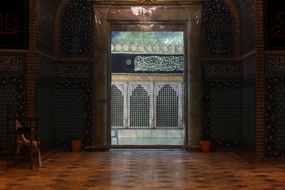 قم در غم شهادت امام رئوف سراسر عزا و ماتم است