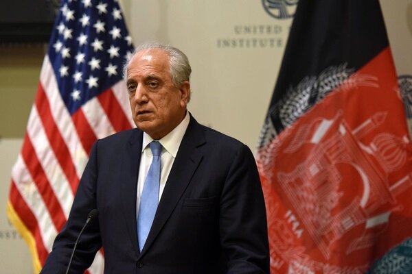 «خلیلزاد» برای رایزنی با مقامات کابل وارد افغانستان شد 