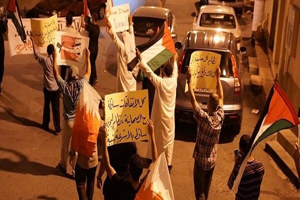 مردم بحرین در اعتراض به توافق سازش با اسرائیل تظاهرات کردند