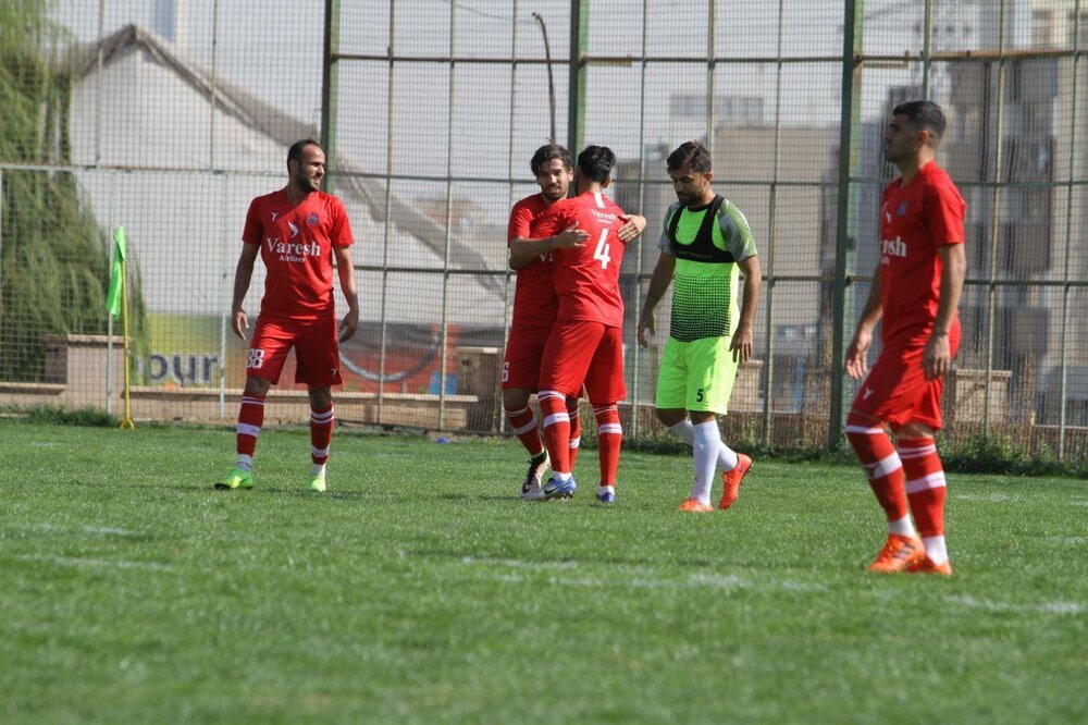پیروزی تیم فوتبال نساجی در دیدار تدارکاتی