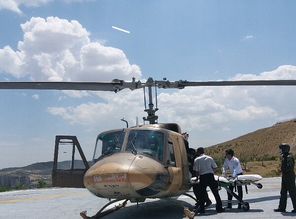 امدادرسانی اورژانس هوایی طی ۴۲۷ سورت پرواز در سطح آذربایجان شرقی