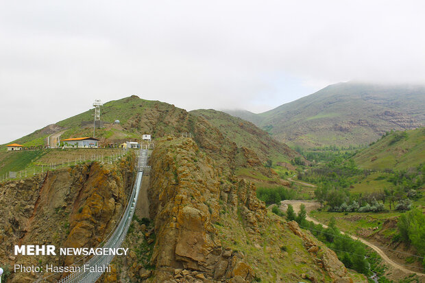 طولانی ترین پل معلق شیشه ای خاورمیانه - اردبیل