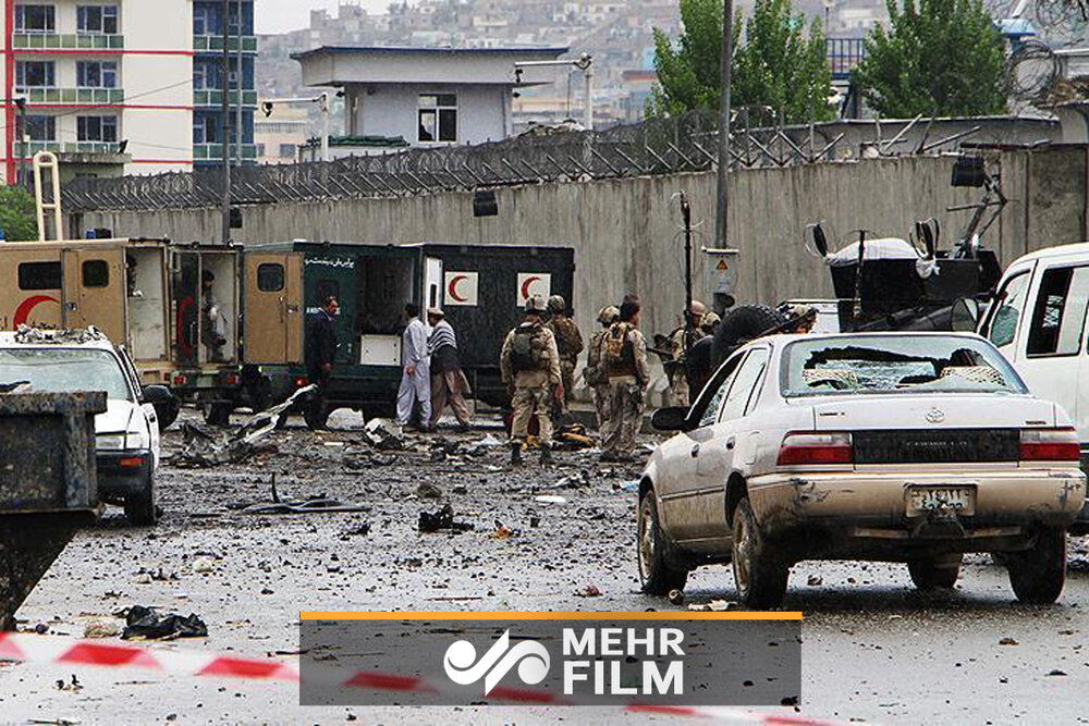 تصاویری از محل حمله انتحاری کابل