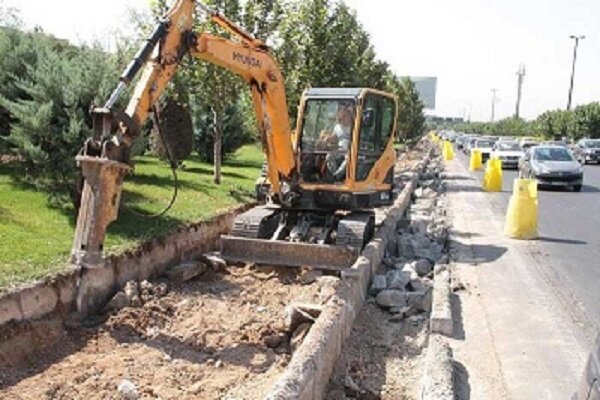 آغاز احداث تقاطع غیرهمسطح بزرگراه های شهید یارجانی وشهید تندگویان