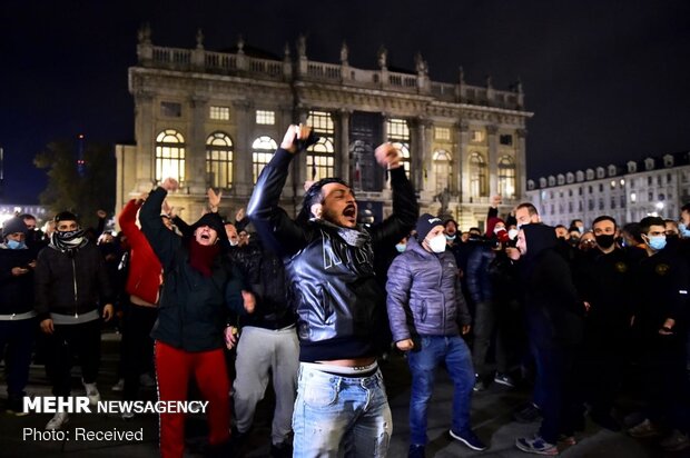 İtalya'da salgına yönelik son tedbirler protestolara neden oldu