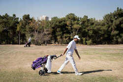 İran'daki golf yarışmasından kareler