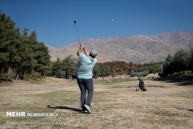 İran'daki golf yarışmadan kareler