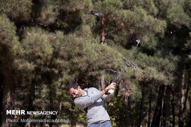 İran'daki golf yarışmadan kareler