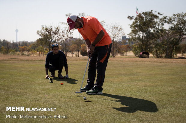 İran'daki golf yarışmadan kareler