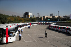 اتوبوسرانی به استقبال نوروز رفت/ به کارگیری ۲۱۰ اتوبوس جدید