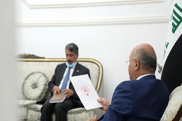 شیخ نواف الصباح از برهم صالح برای سفر به کویت دعوت به عمل آورد