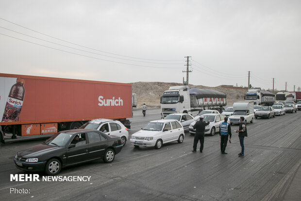 ممنوعیت ورود کامیون به شهر ساوه اجرایی شد
