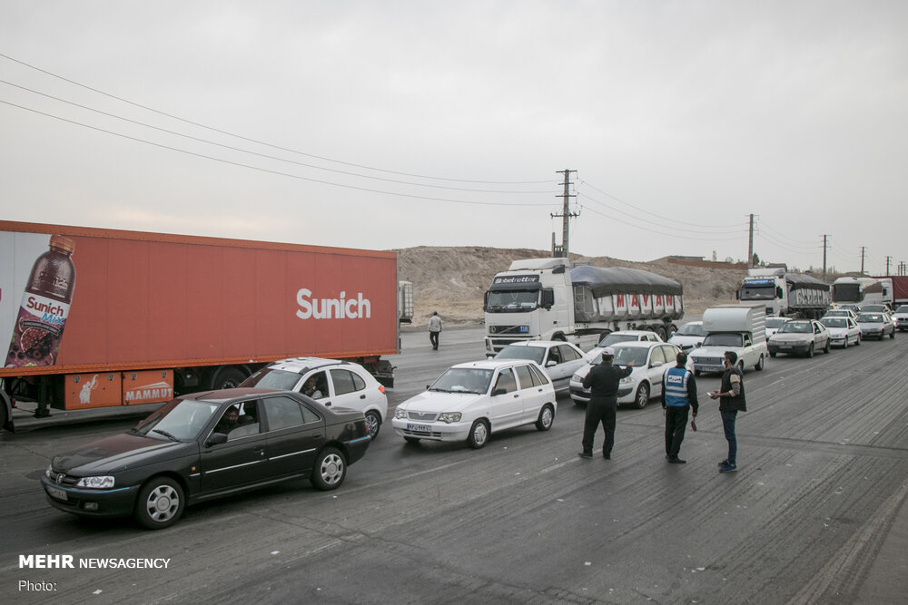 ممنوعیت ورود کامیون به شهر ساوه اجرایی شد