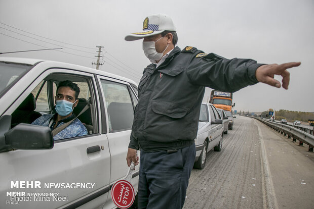 جریمه ۴۱۴ خودروی ناقض محدودیت تردد در زنجان