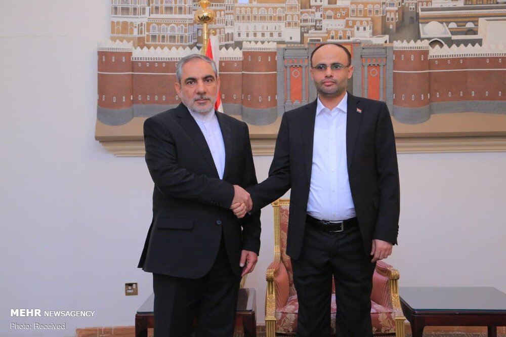 تقدیم اعتبارنامه سفیر ایران در  یمن به رییس شورای عالی سیاسی یمن