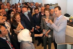 «بشار اسد» از نمایشگاه تولیدات داخلی بازدید به عمل آورد