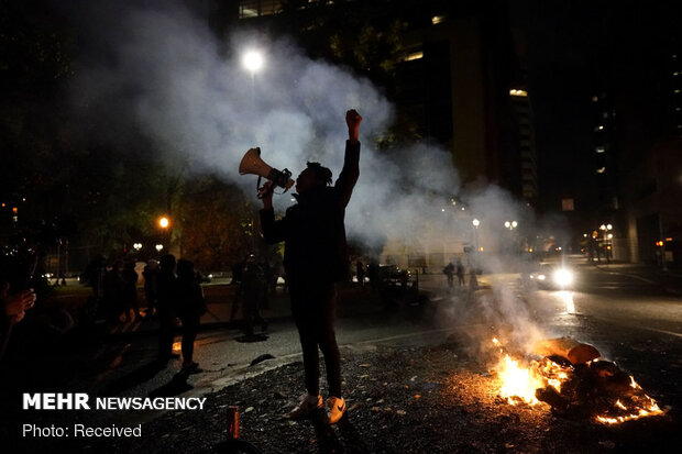 Huge street protests across the United States