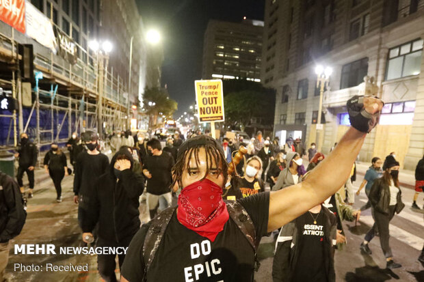 Huge street protests across the United States