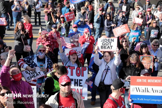 Huge street protests across the United States