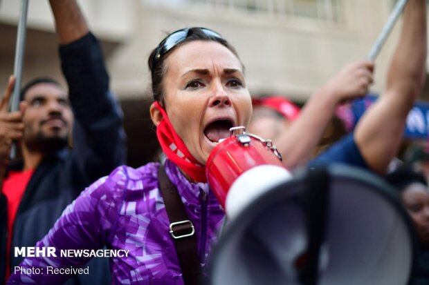 Huge street protests across the United States