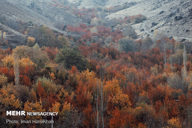 Breathtaking scenery of Autumn in Hamadan
