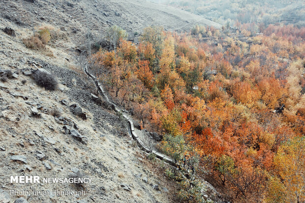 Breathtaking scenery of Autumn in Hamadan