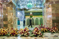 Preparing Hazrat Masumeh shrine for birth anniv.